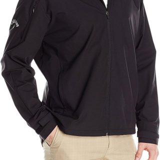 Men’s Long Sleeve Full-Zip Wind Jacket, Wind and Water Resistant Performance Apparel for Men, Extended Sizes